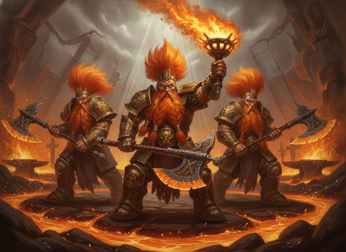 Auric Flamekeeper, unit art