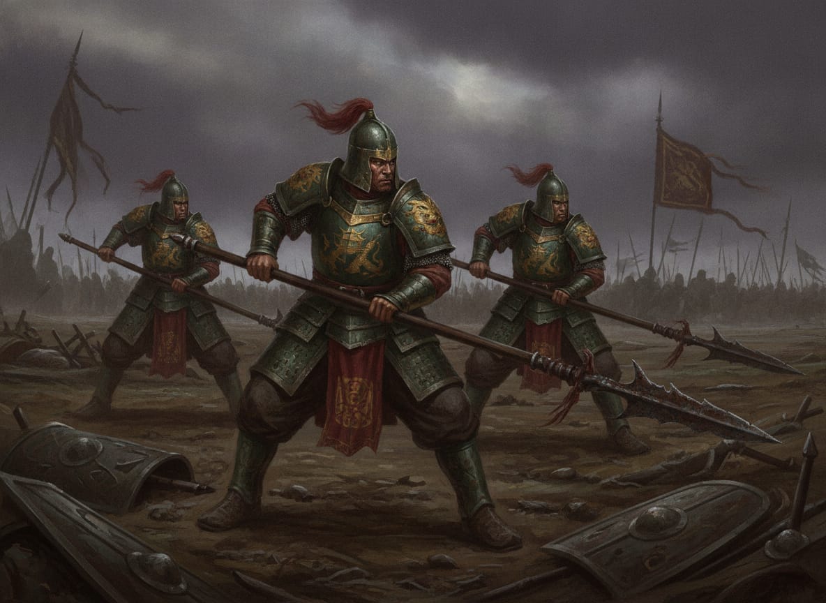 Peasant Long-Spears, unit art