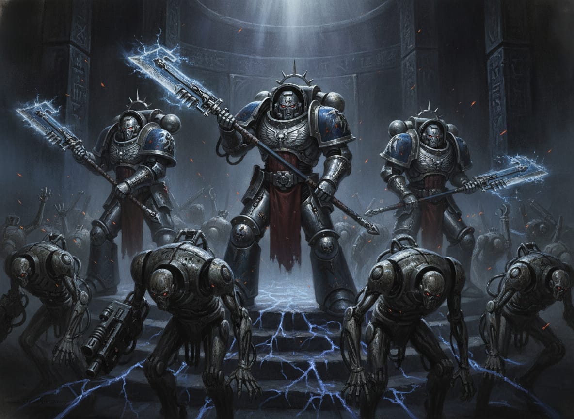Servitors, unit art