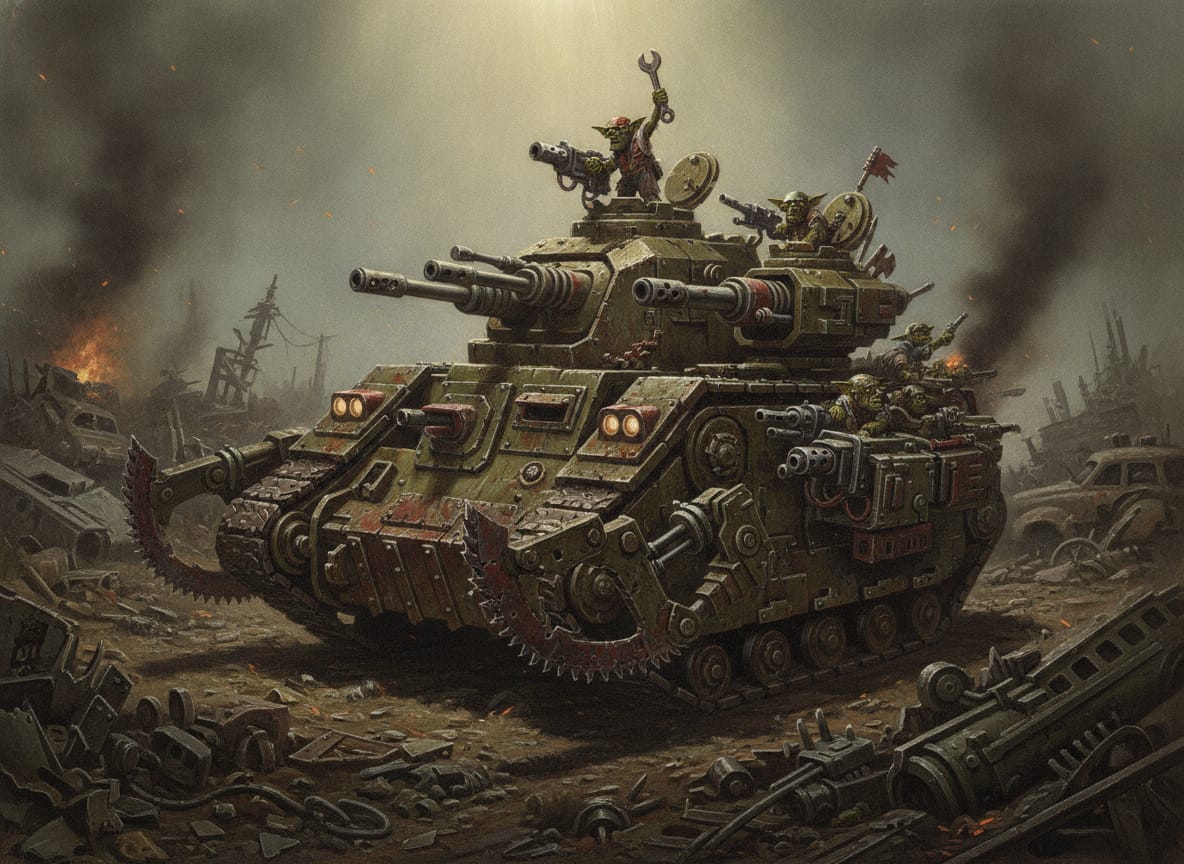 Grot Mega-Tank, unit art