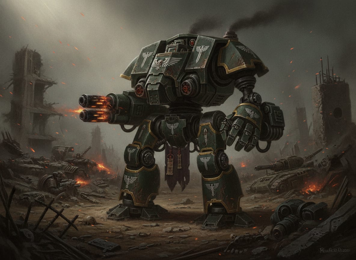 Contemptor Dreadnought, unit art
