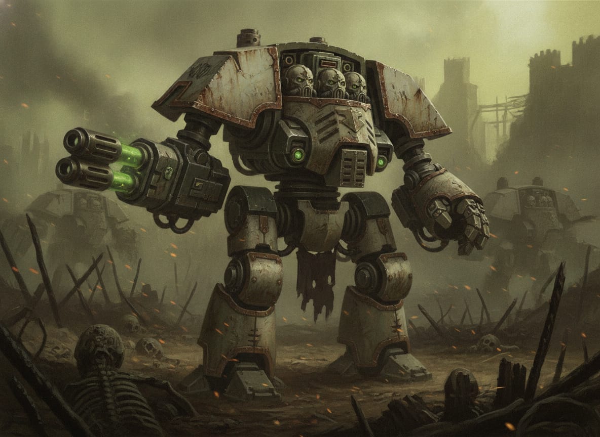 Contemptor Dreadnought, unit art