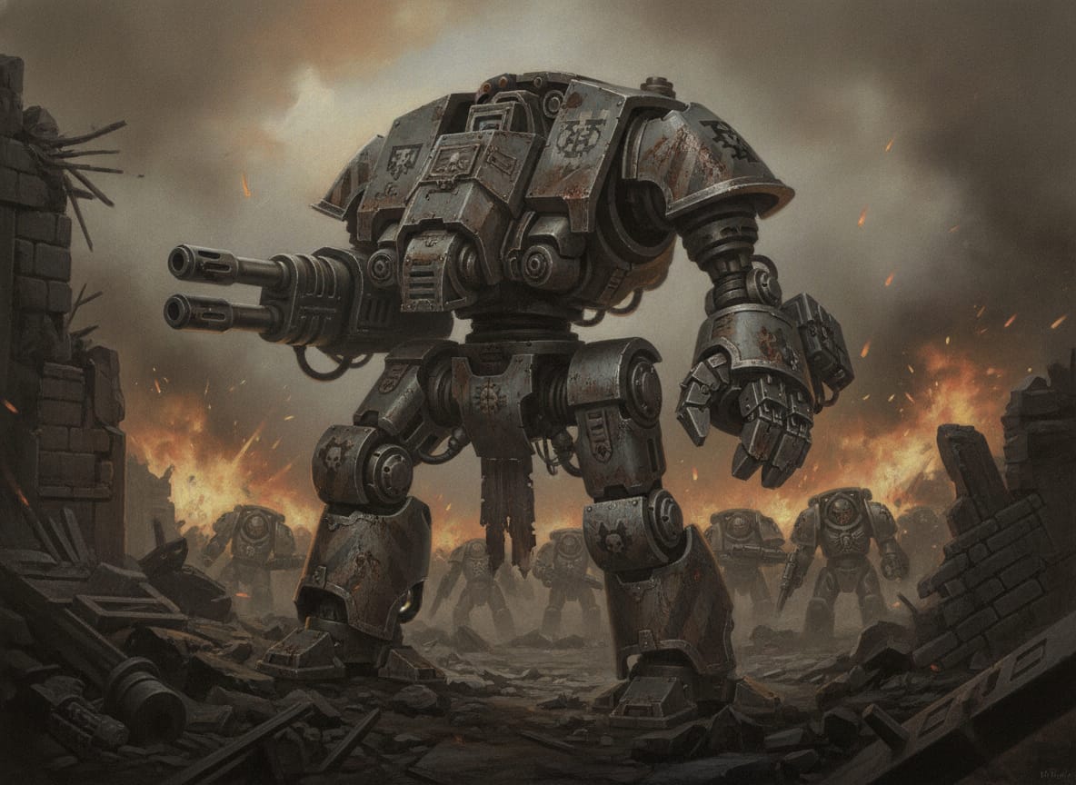 Contemptor Dreadnought, unit art
