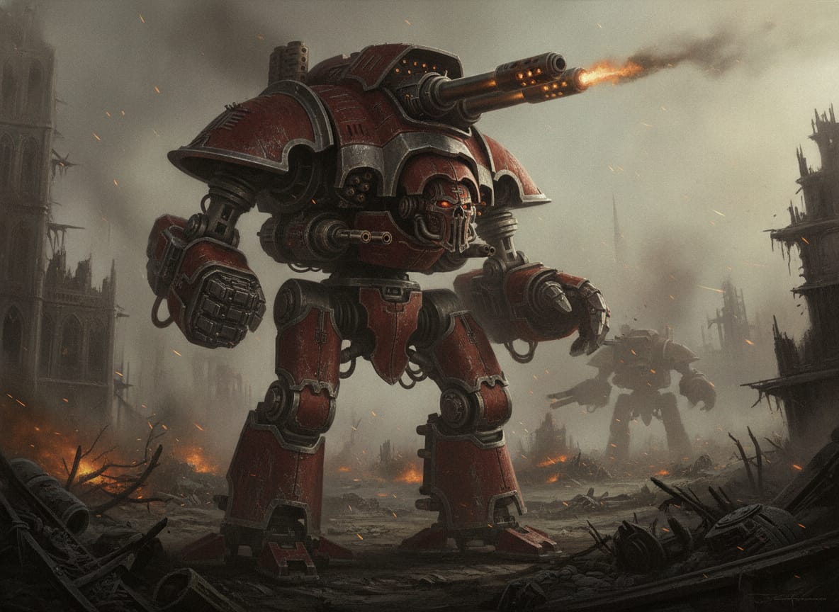 Warbringer Nemesis Titan, unit art