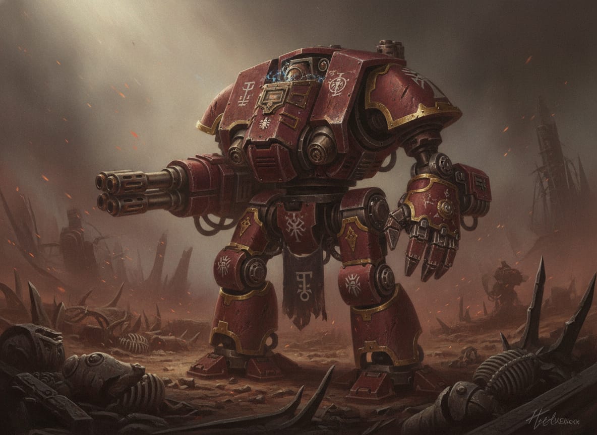 Contemptor Dreadnought, unit art