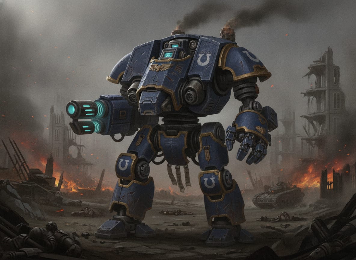 Contemptor Dreadnought, unit art