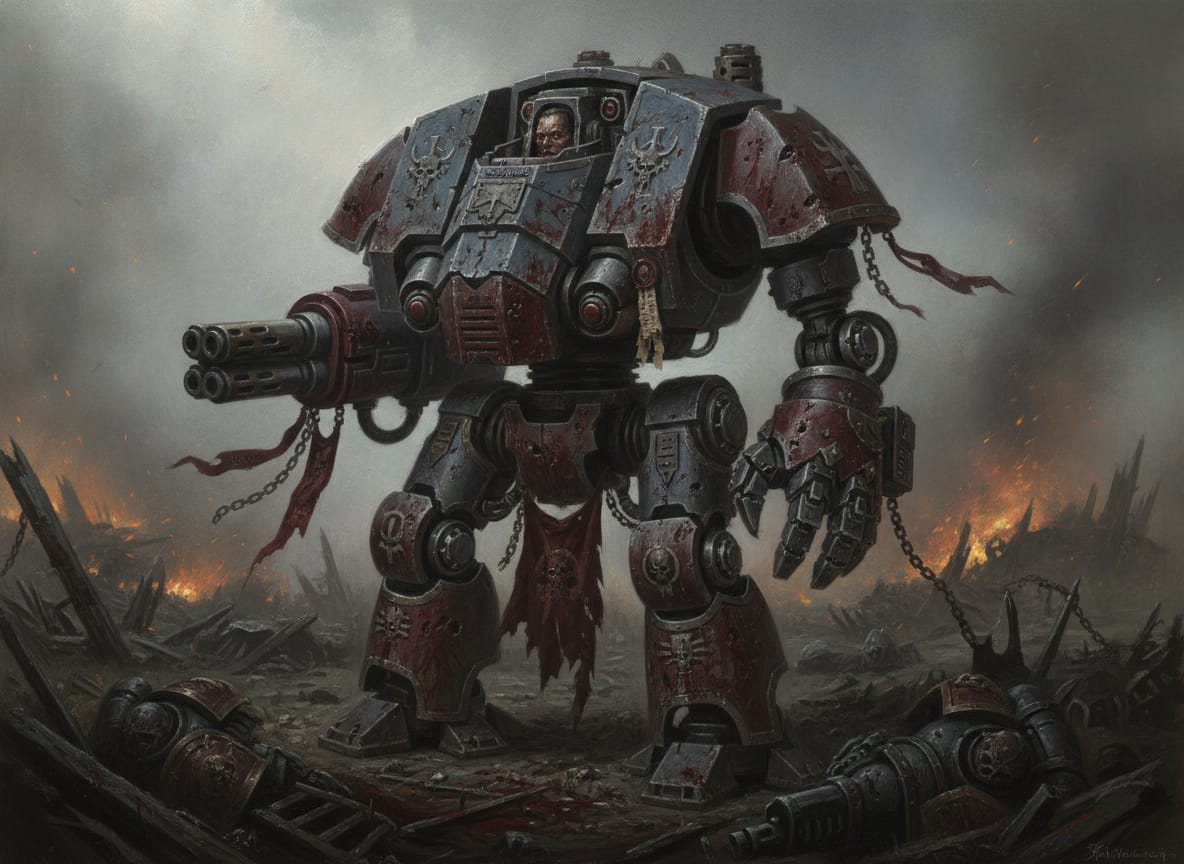 Contemptor Dreadnought, unit art