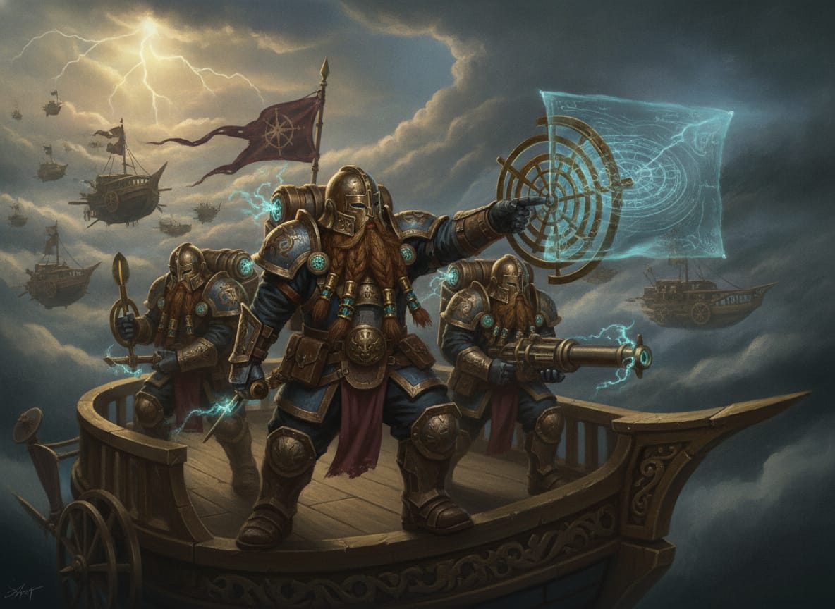 Aetheric Navigator, unit art