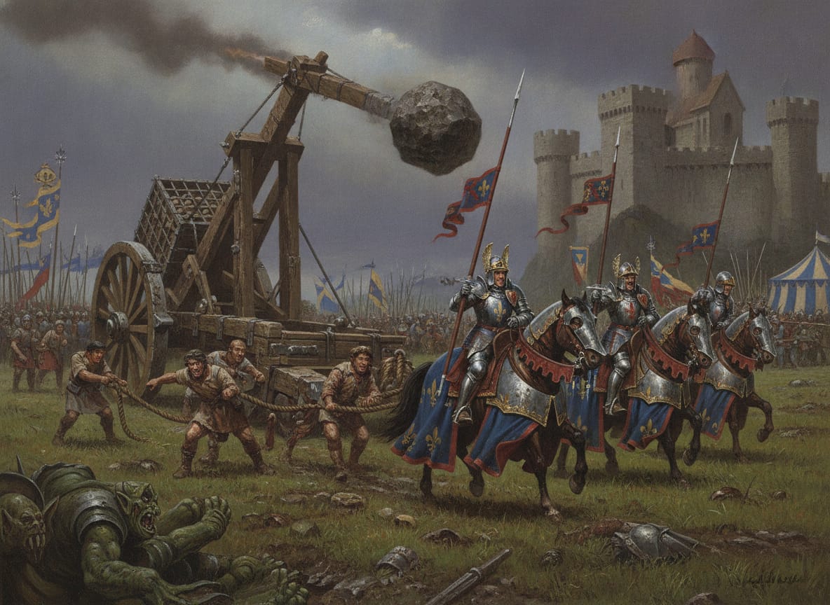 Field Trebuchet, unit art
