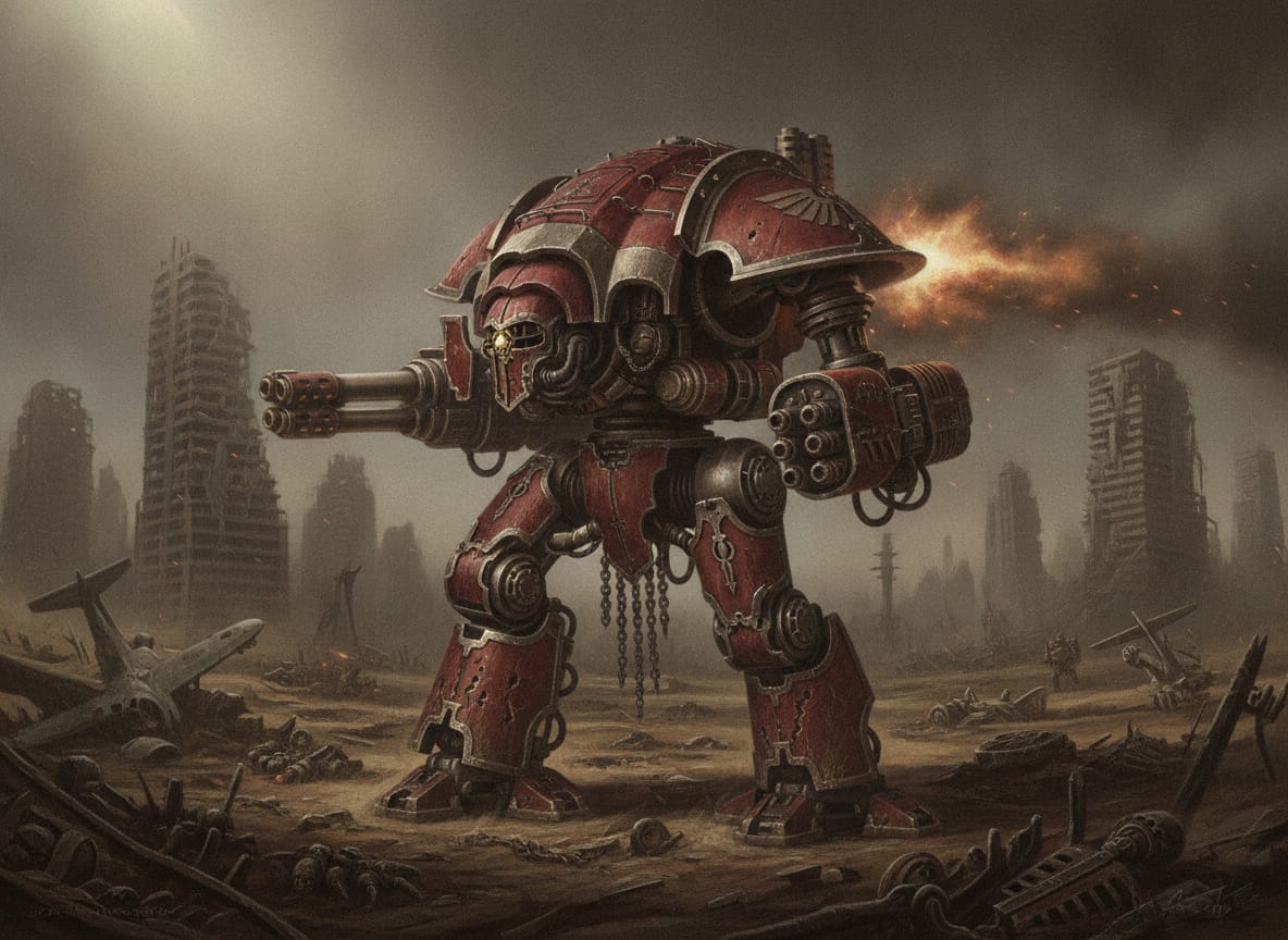 Warbringer Nemesis Titan, unit art