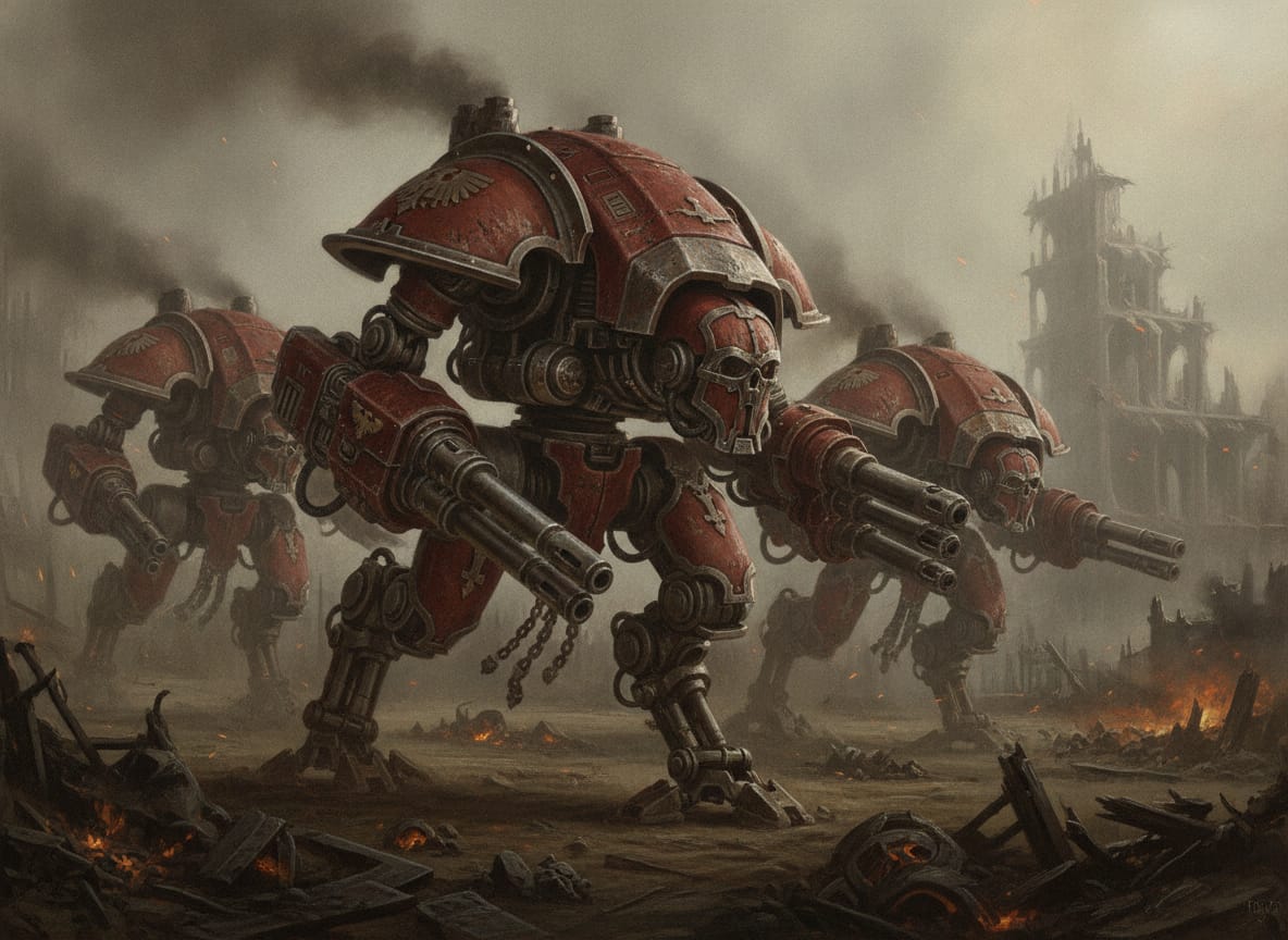 Warhound Titan Pack, unit art