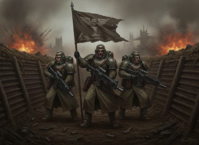 Militarum Tempestus Command Squad