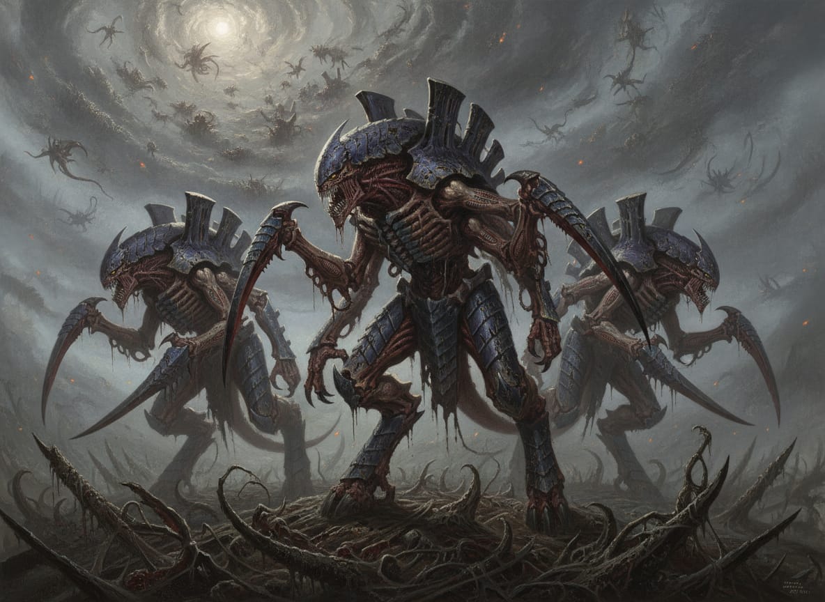 Tyranid Warriors, unit art
