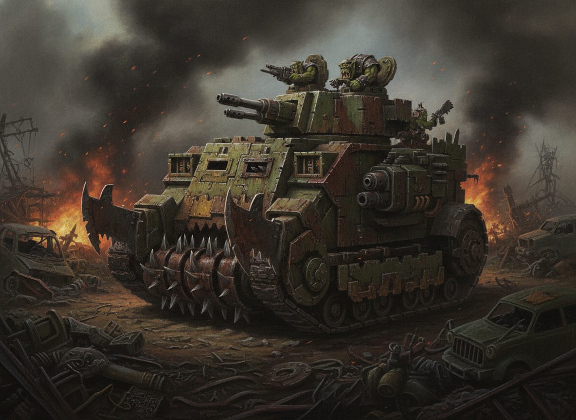 Ork Battlewagon, unit art