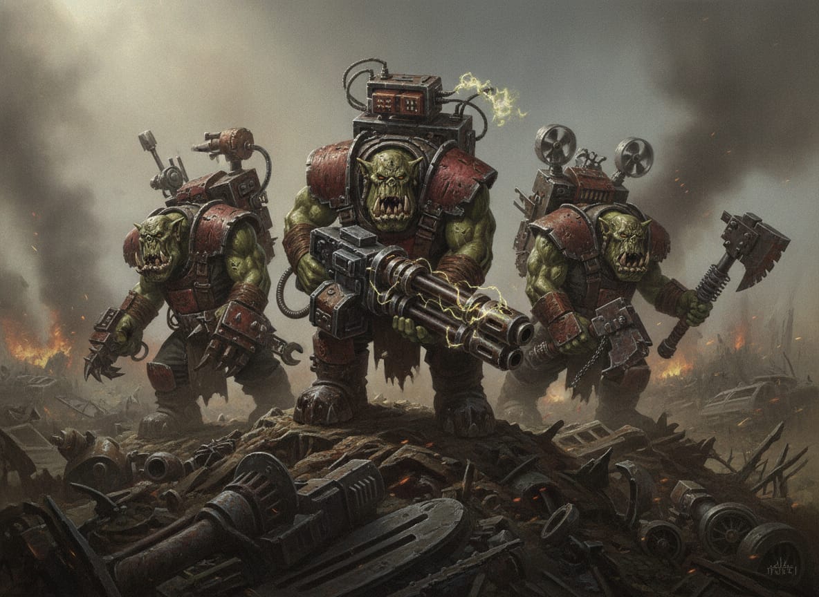 Ork Big Mek, unit art