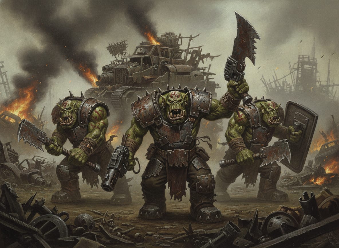 Ork Boyz, unit art