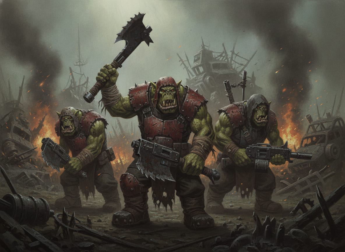 Ork Kommandos, unit art