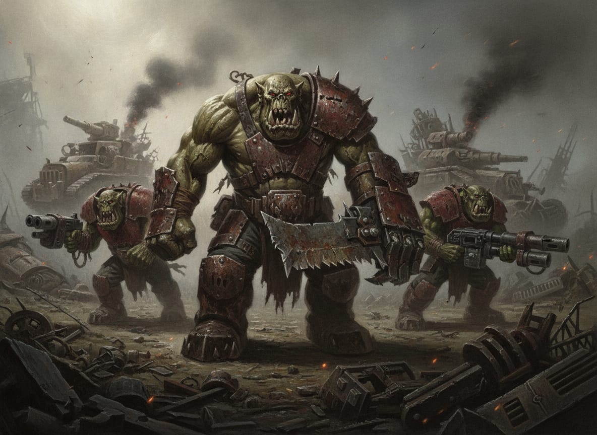 Ork Warboss, unit art