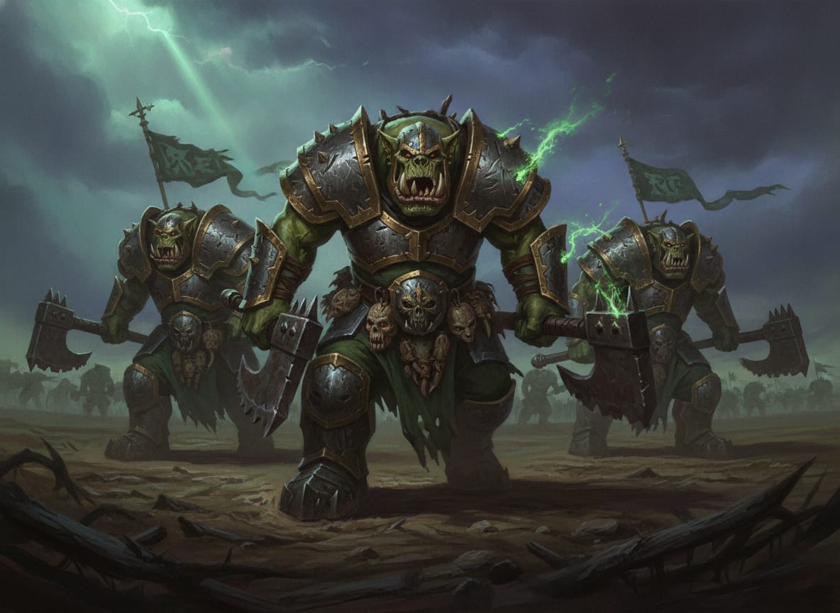 Orruk Ardboys, unit art