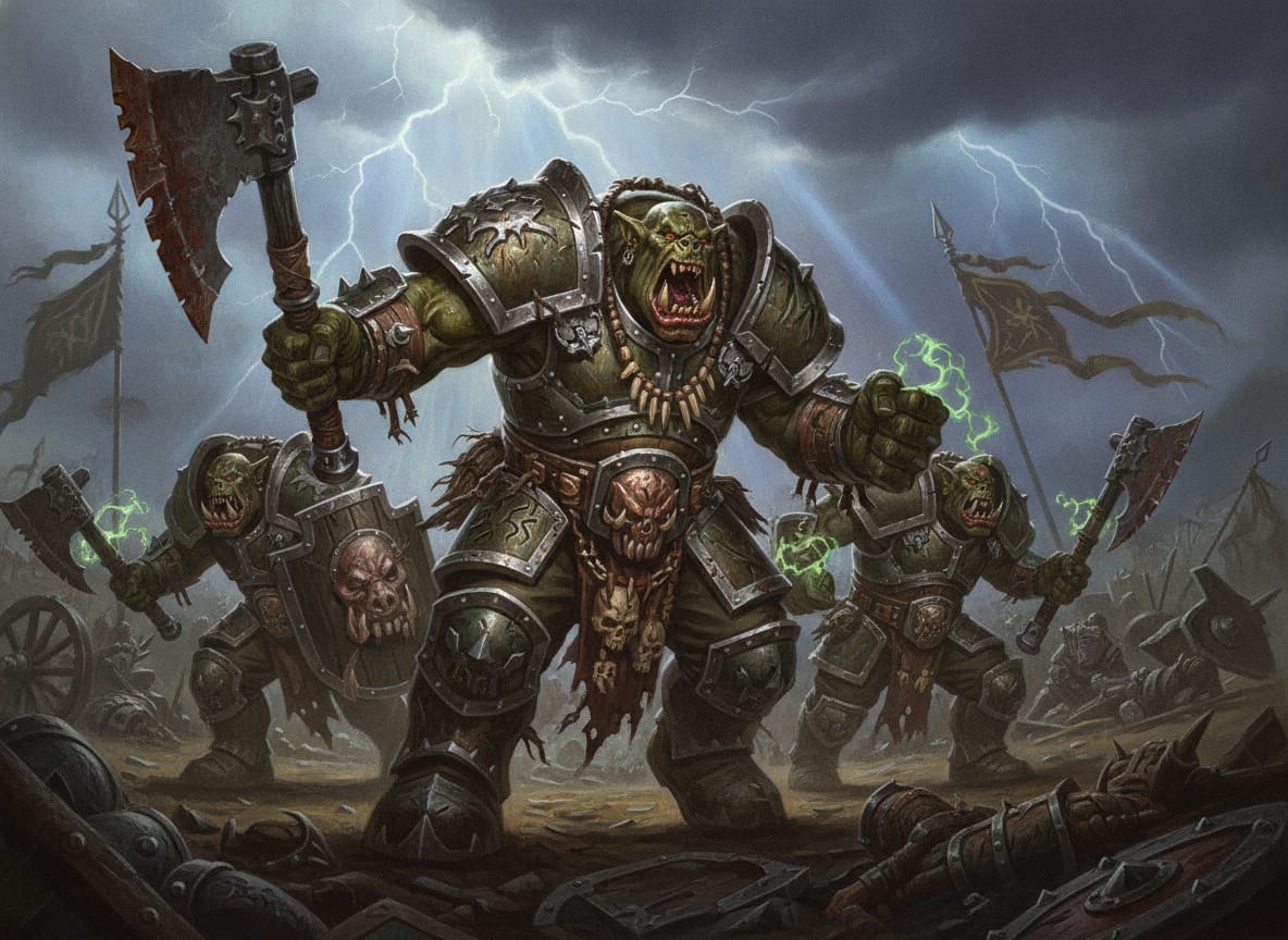 Orruk Ardboy Big Boss, unit art