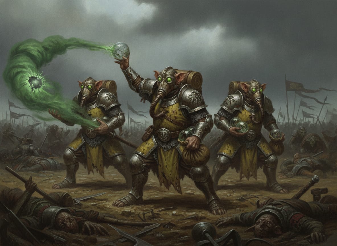 Poisoned Wind Globadiers, unit art