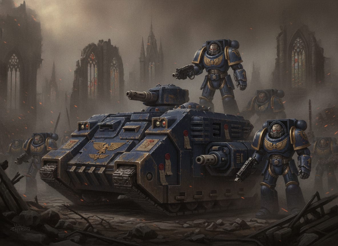 Land Raider, unit art