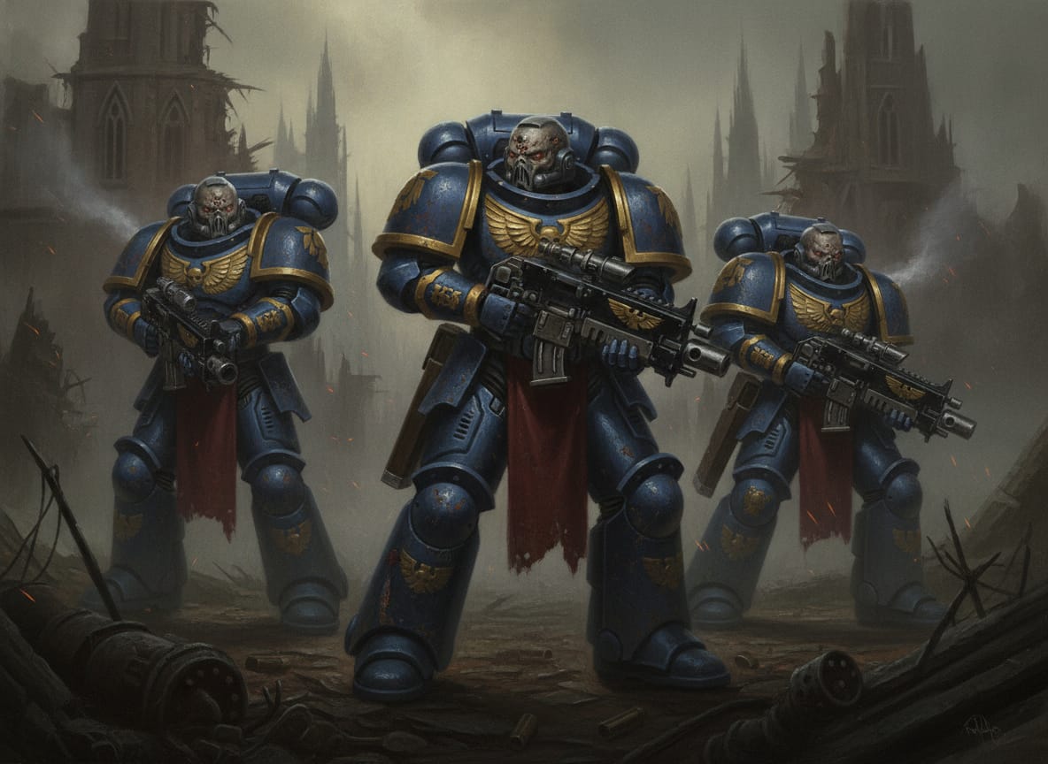 Sternguard Veteran Squad, unit art