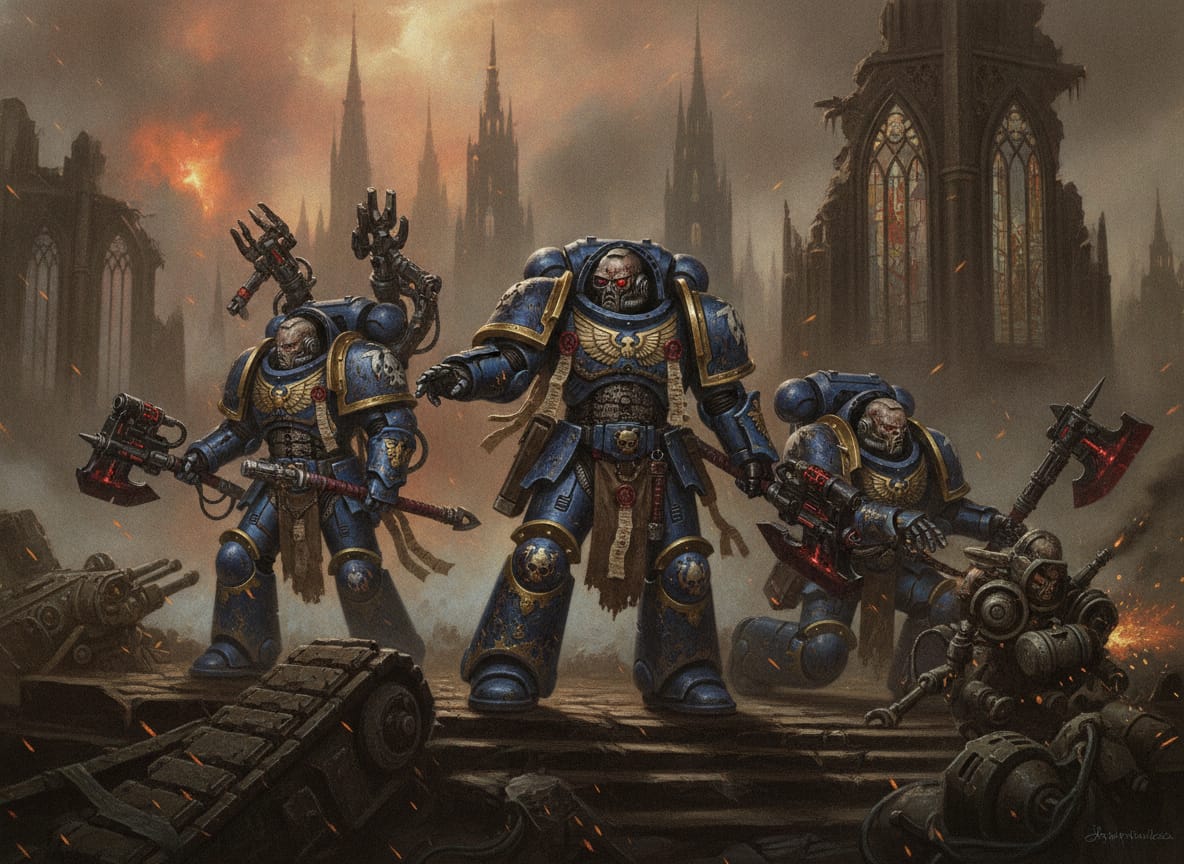 Techmarine, unit art