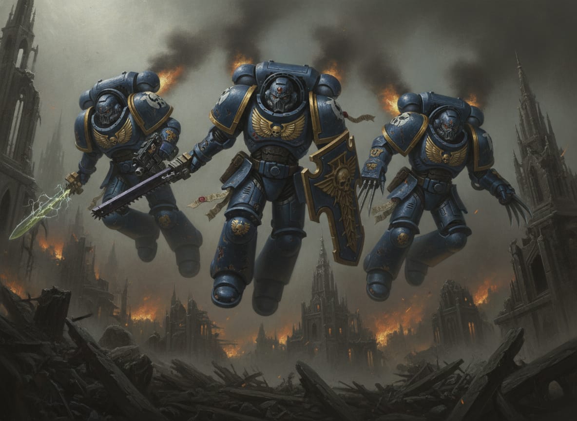 Vanguard Veteran Squad, unit art
