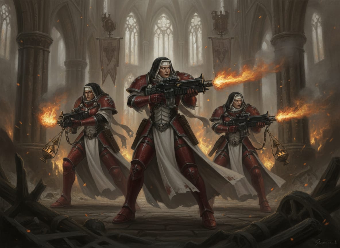 Battle Sisters Squad, unit art
