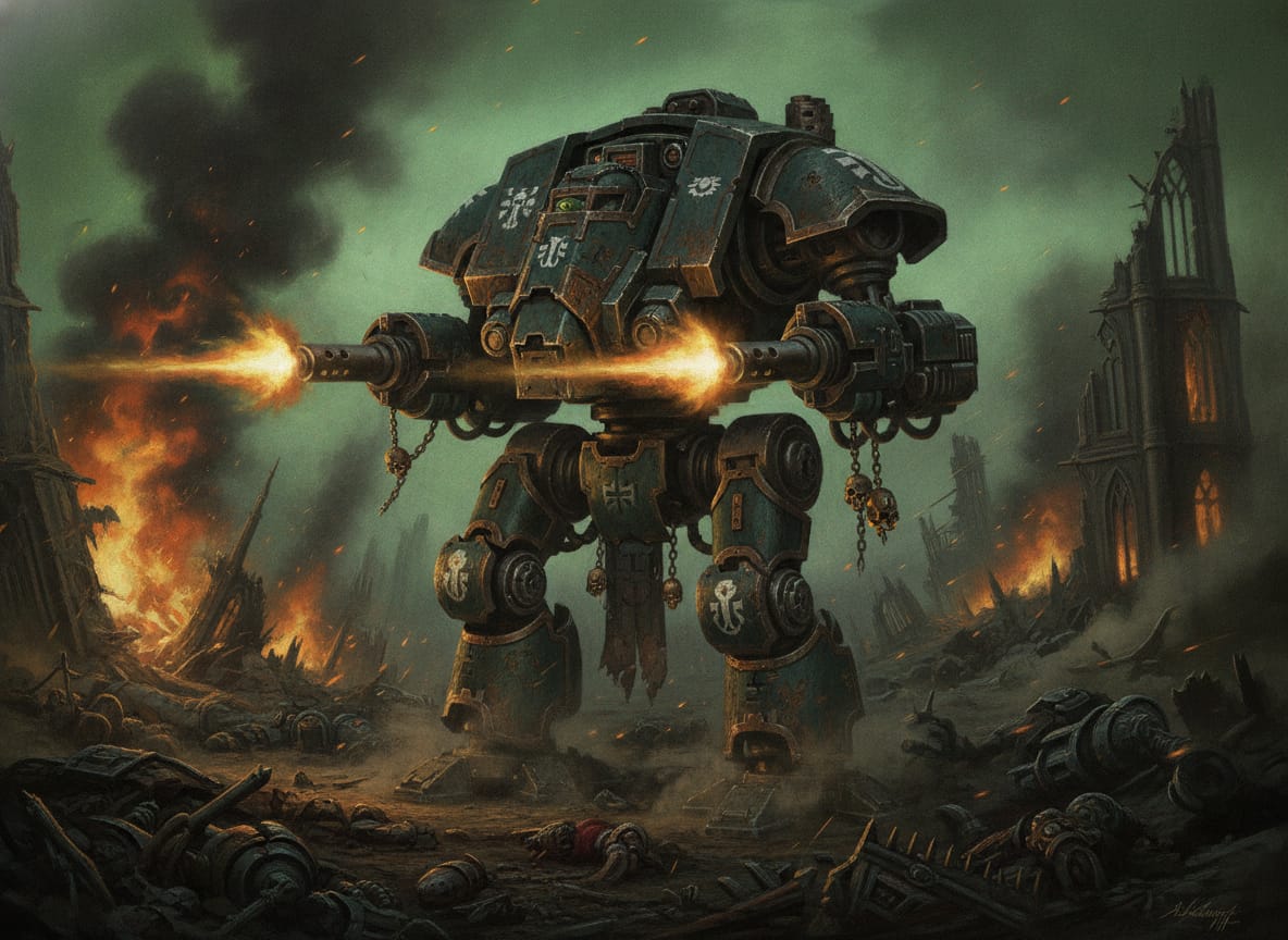 Legion Deredeo Dreadnought, unit art