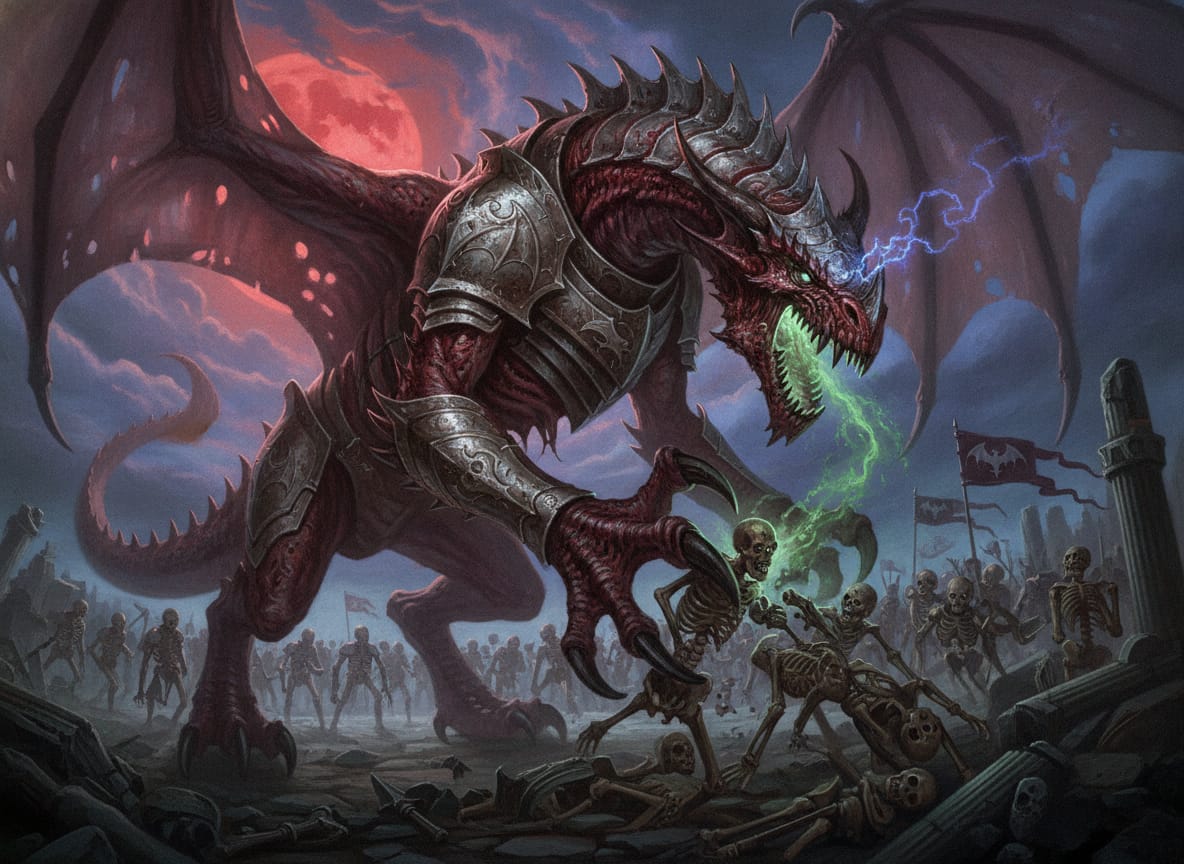 Zombie Dragon, unit art