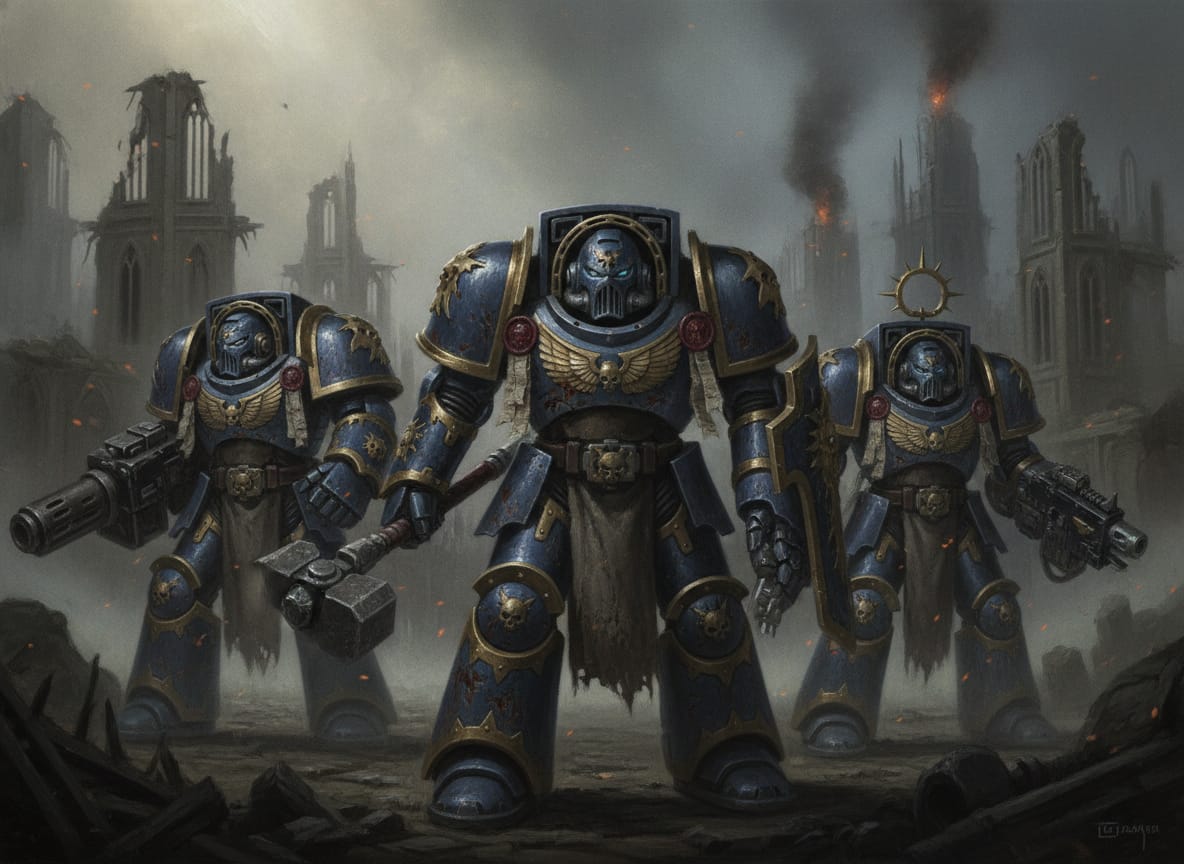 Wolf Guard Terminators, unit art
