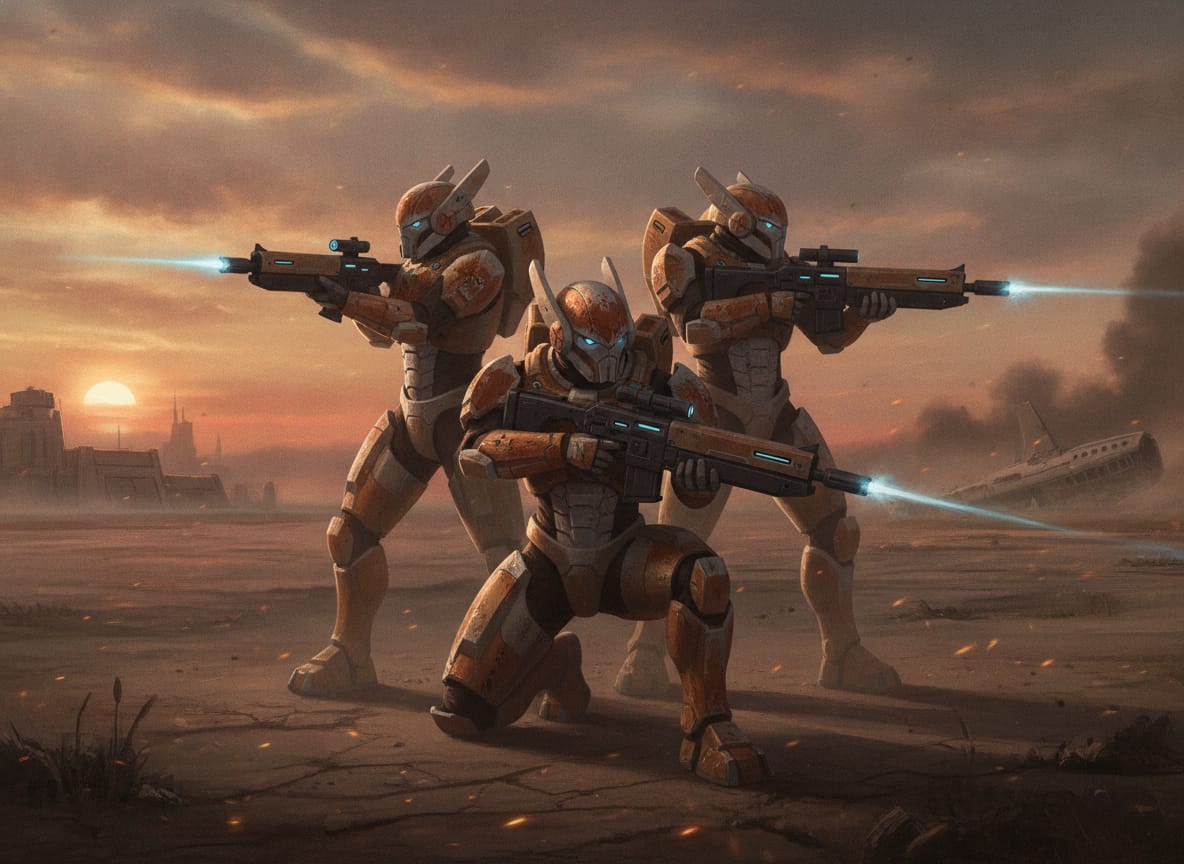 Fire Warriors Strike Team, unit art