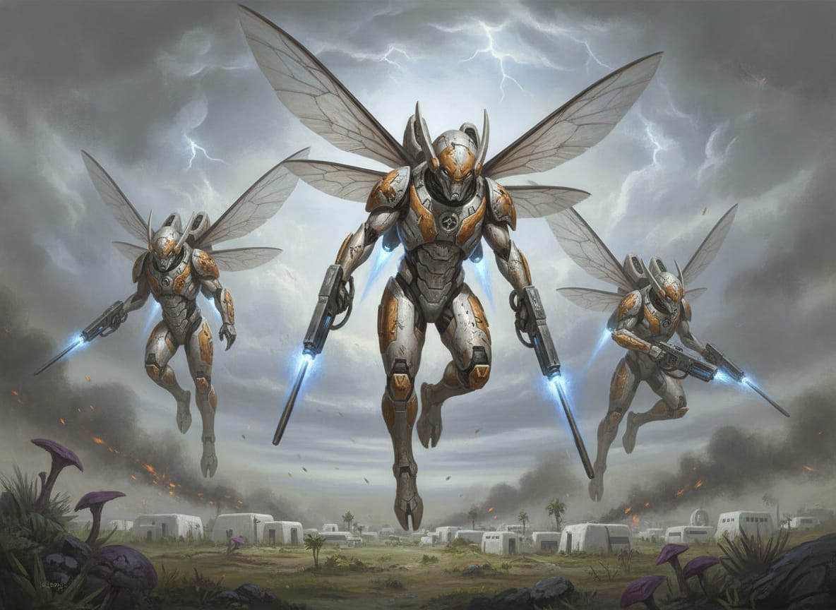 Vespid Stingwings, unit art
