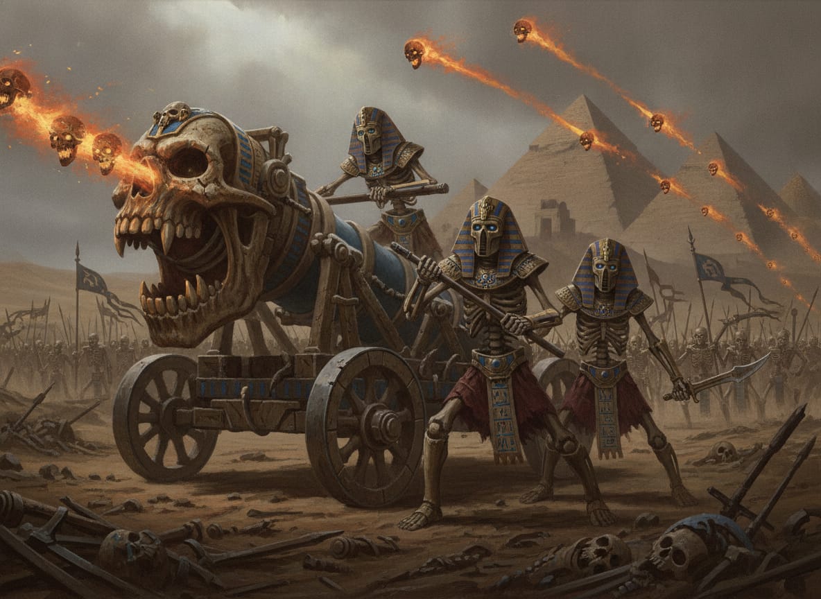 Screaming Skull Catapult, unit art
