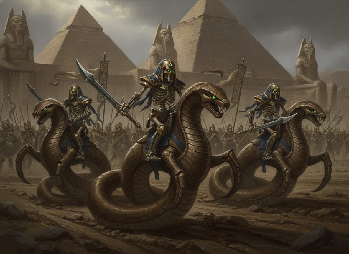 Necropolis Knights, unit art
