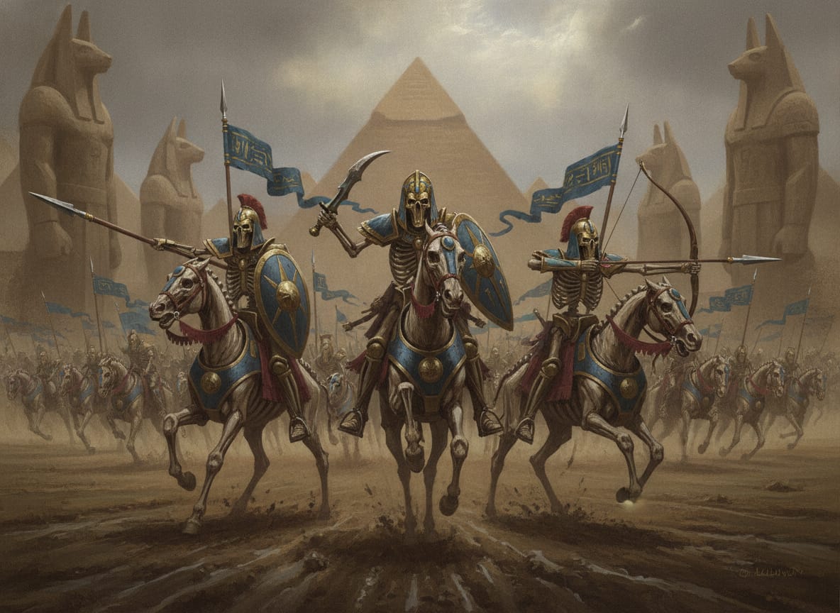 Skeleton Horsemen, unit art