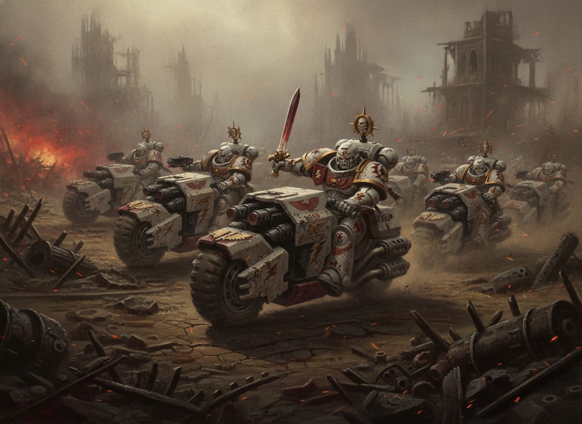 Legion Outrider Squad, unit art
