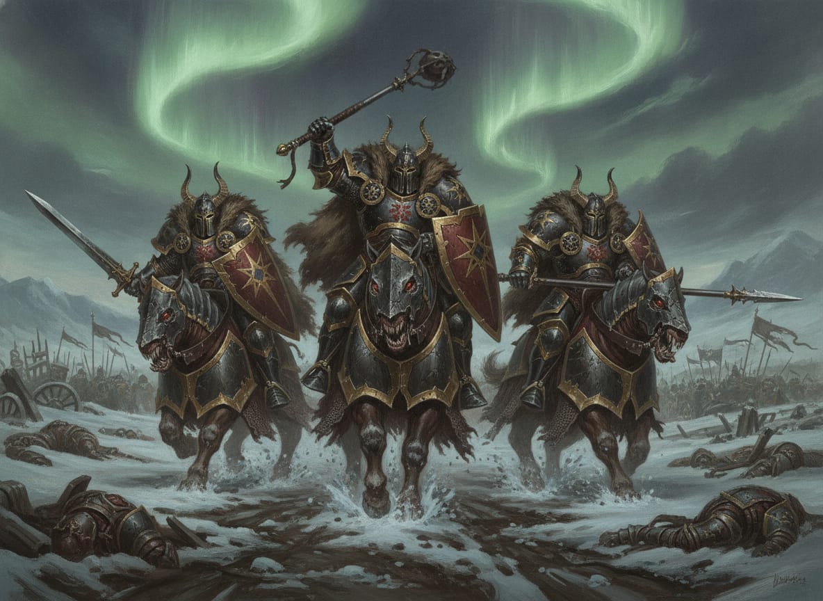 Chaos Knights, unit art