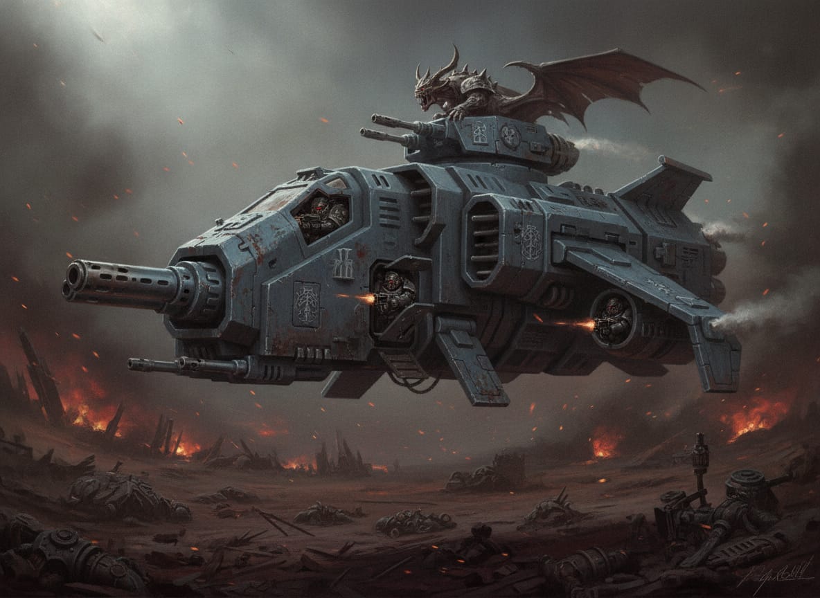 Legion Storm Eagle Gunship, unit art