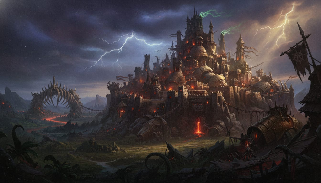 Carngrad, the Chaos-Hold, Warhammer world art