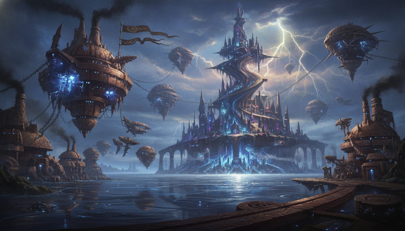 Chamon, the Realm of Metal, Warhammer world art