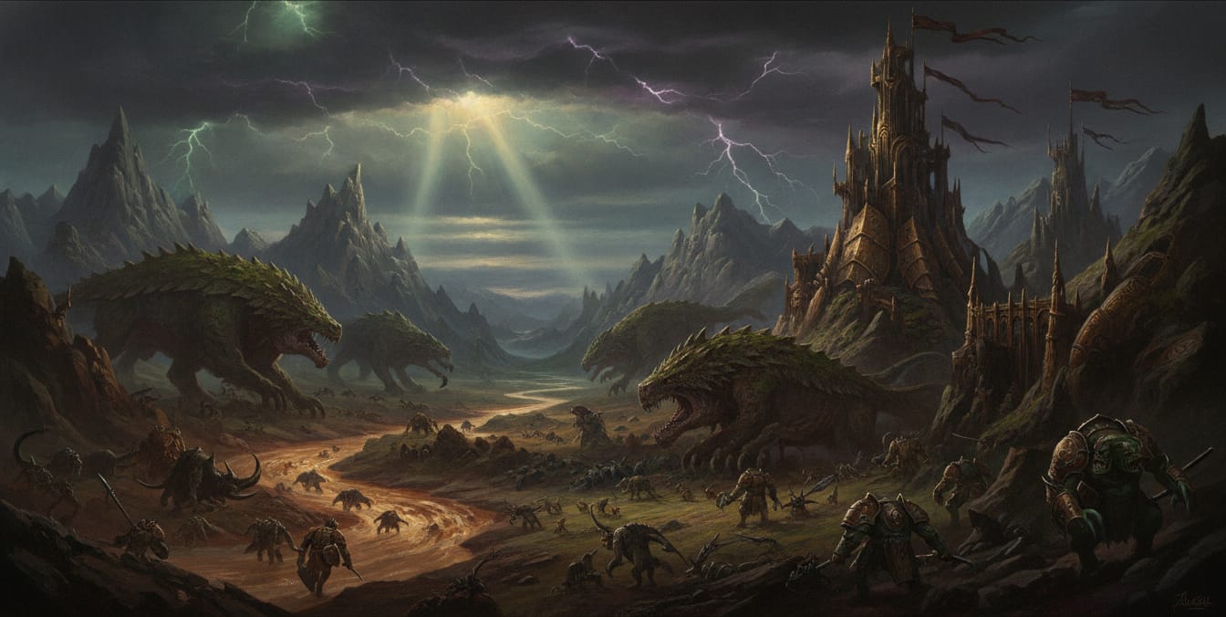 Ghur, the Realm of Beasts, Warhammer world art