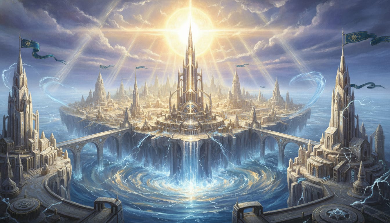 Hysh, the Realm of Light, Warhammer world art
