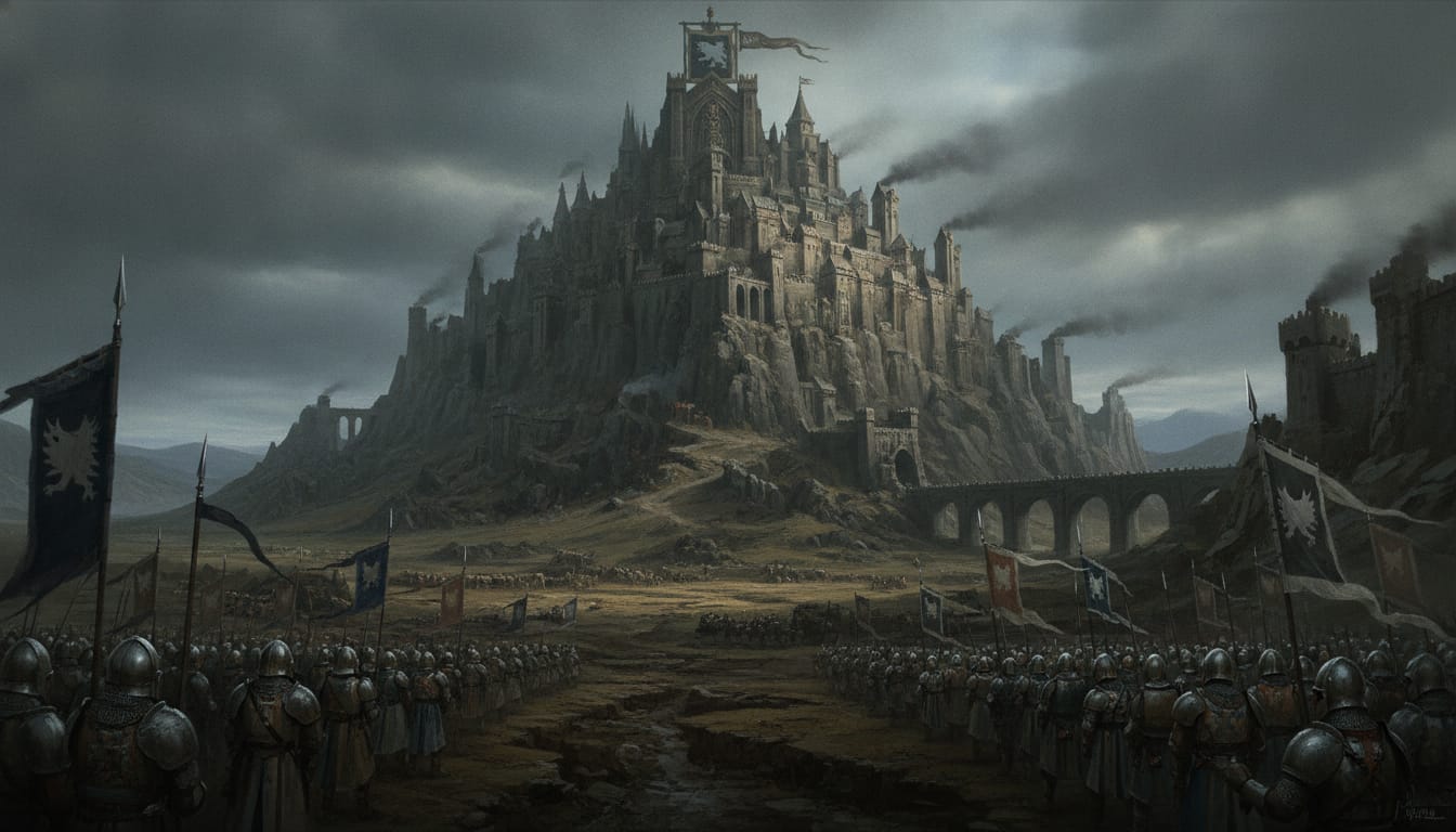 Middenheim, the City of the White Wolf, Warhammer world art