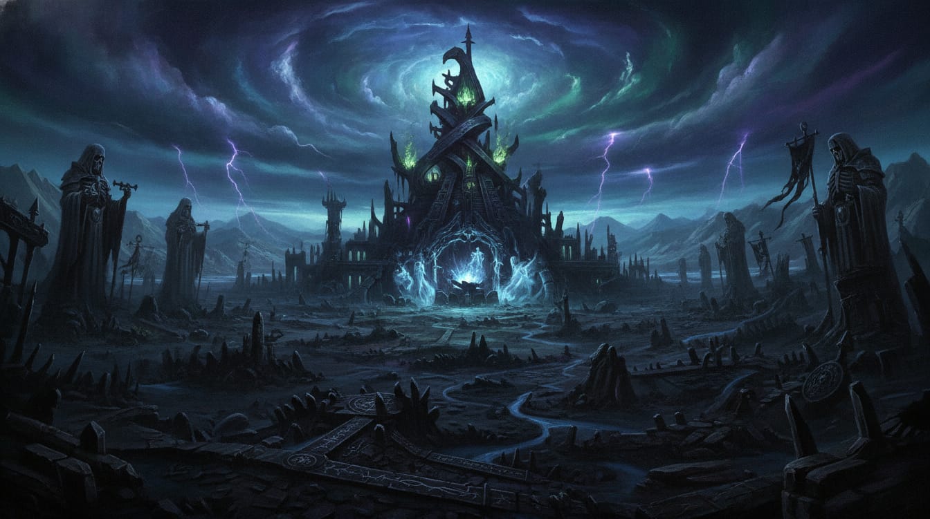 Nagashizzar, Warhammer world art