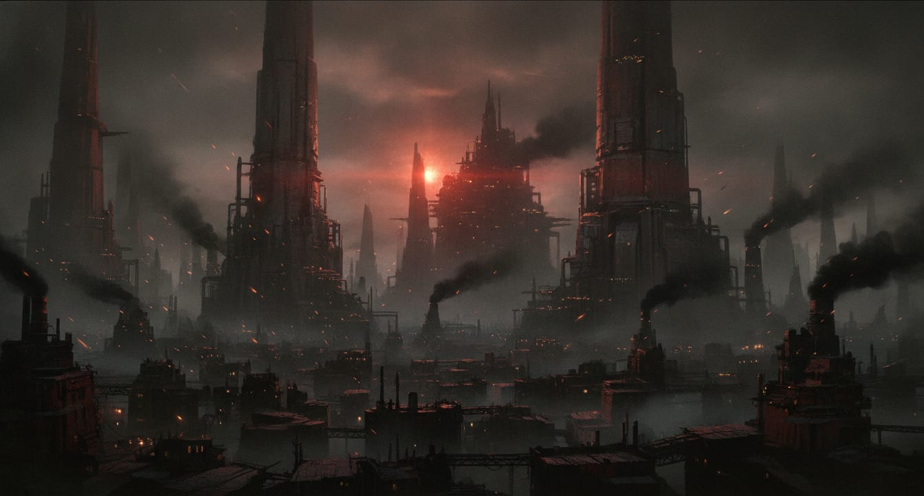 Necromunda, Warhammer world art