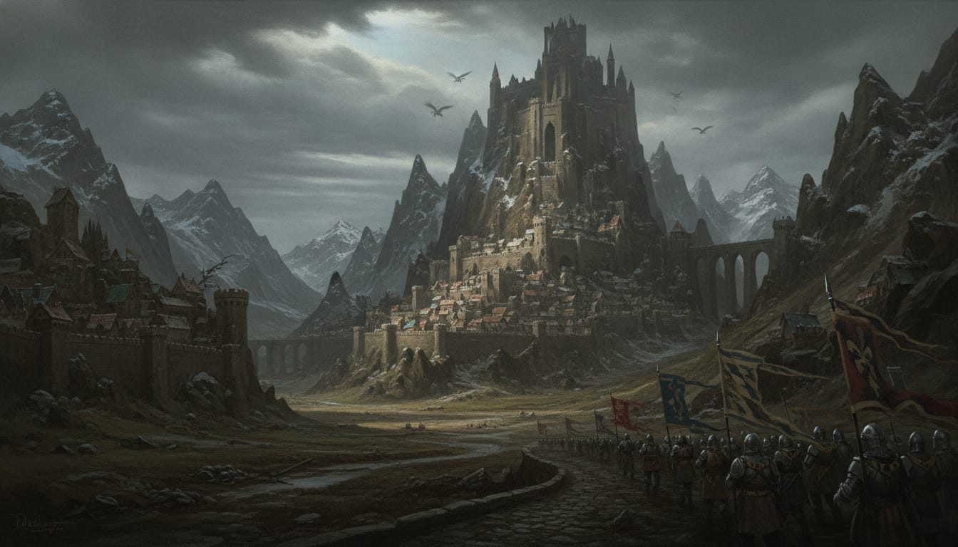 Parravon, City of the Peaks, Warhammer world art