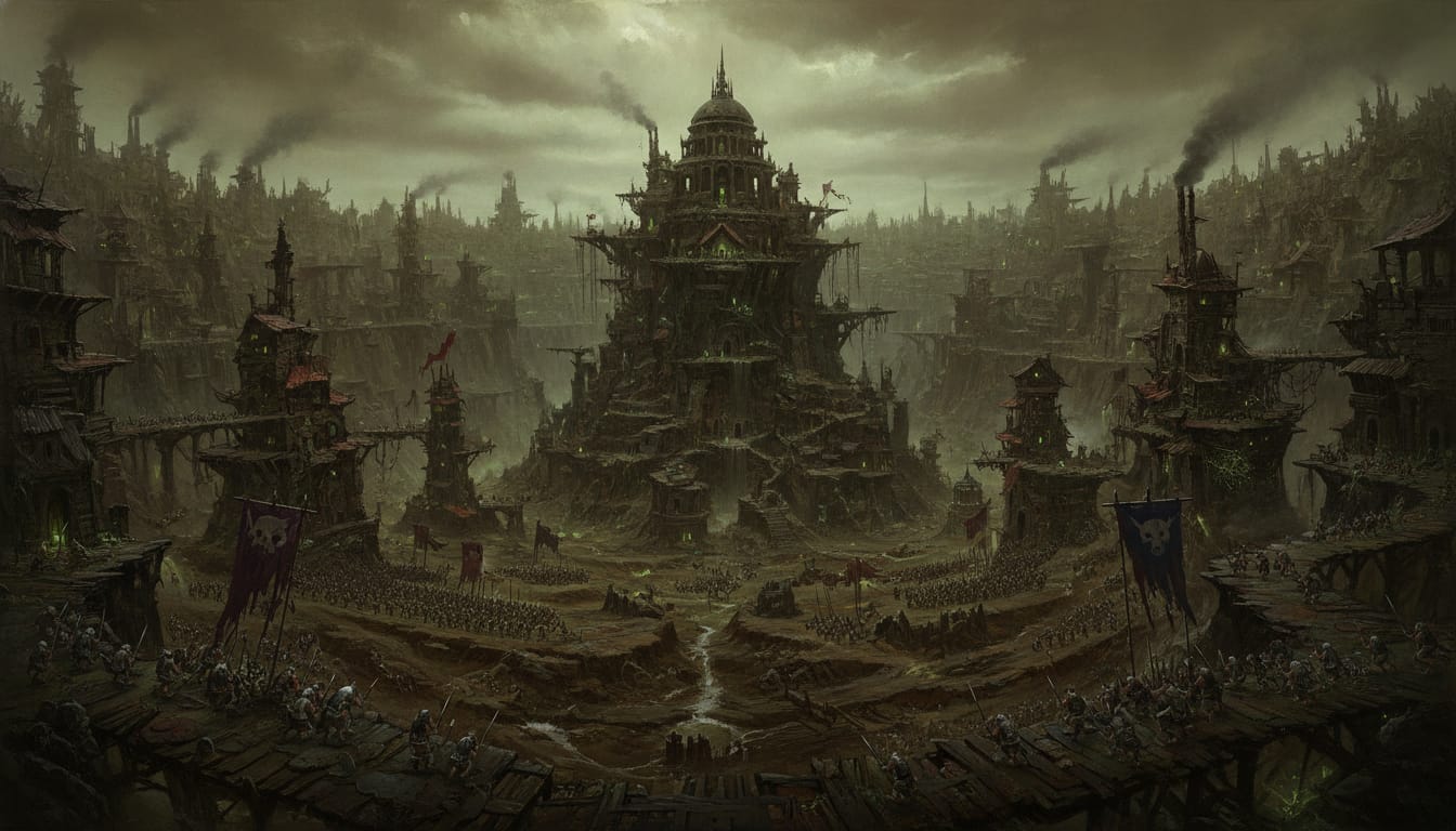 Skavenblight, Warhammer world art